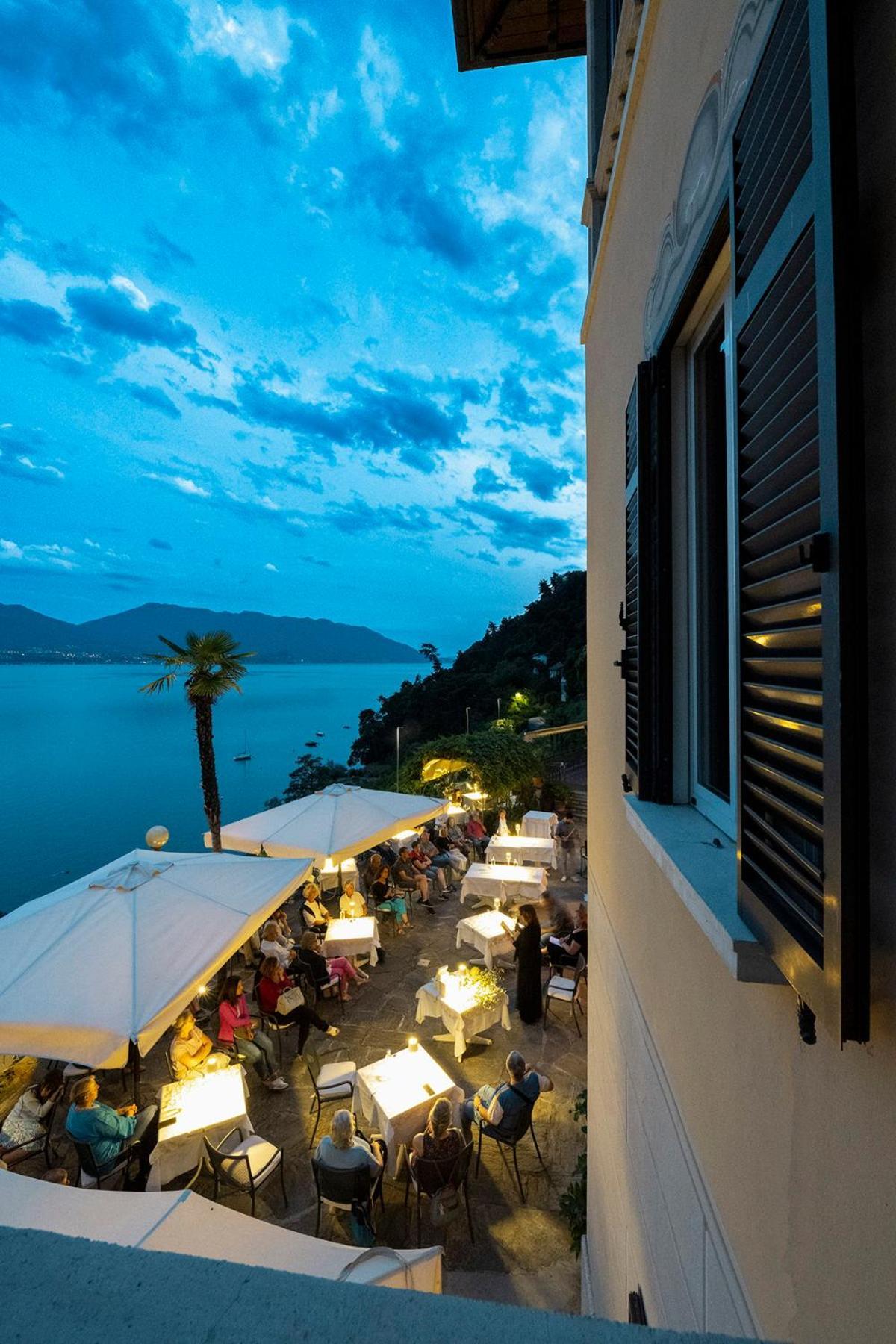 Hotel La Rondinella Cannero Riviera Exterior foto